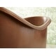 preview thumbnail 5 of 10, Euclid 6' Copper Freestanding Bathtub with Overflow