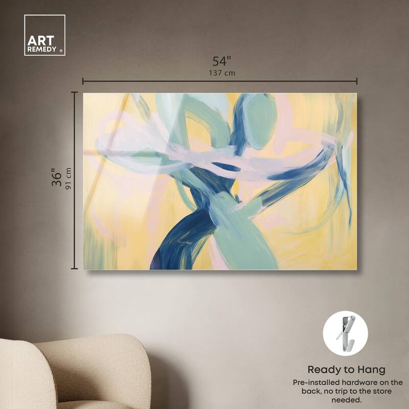 Entangled Embrace II Acrylic by Art Remedy, Ready to Hang