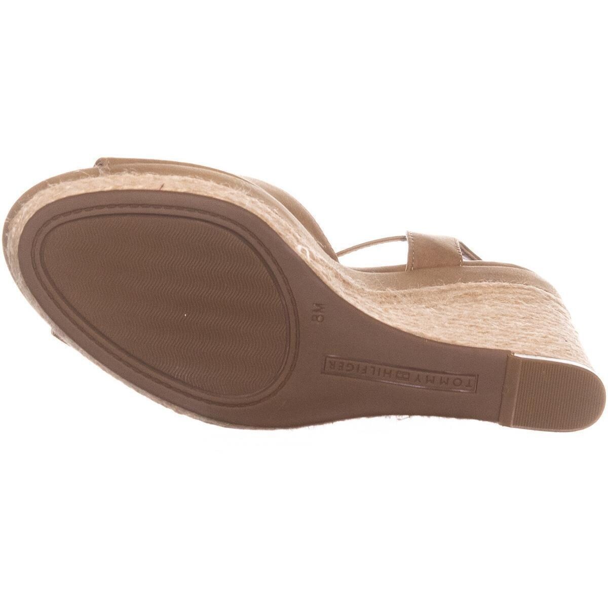 tommy hilfiger peep toe wedge