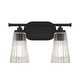 preview thumbnail 1 of 9, Savoy House 8-1745-2 Chantilly 2 Light 14" Wide Bathroom Vanity Light Matte Black