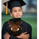 preview thumbnail 4 of 4, DolliBu Long Leg Moose Graduation Plush with Gown and Cap with Tassel - 10.5 inches