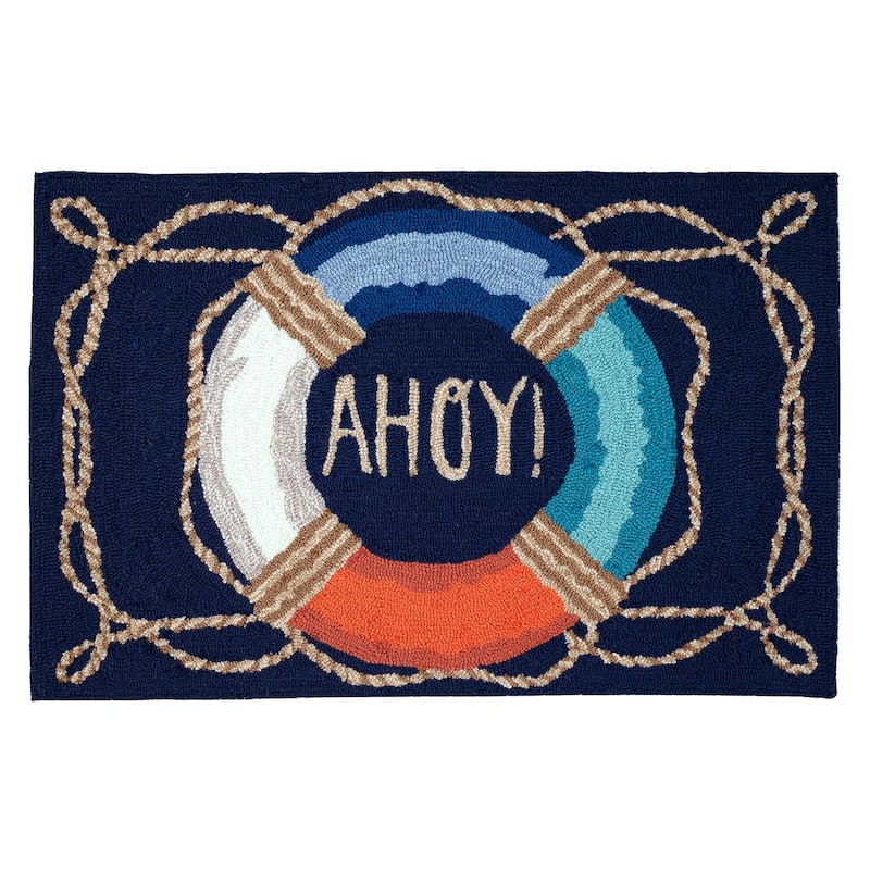 Liora Manne Frontporch Ahoy Indoor/Outdoor Rug