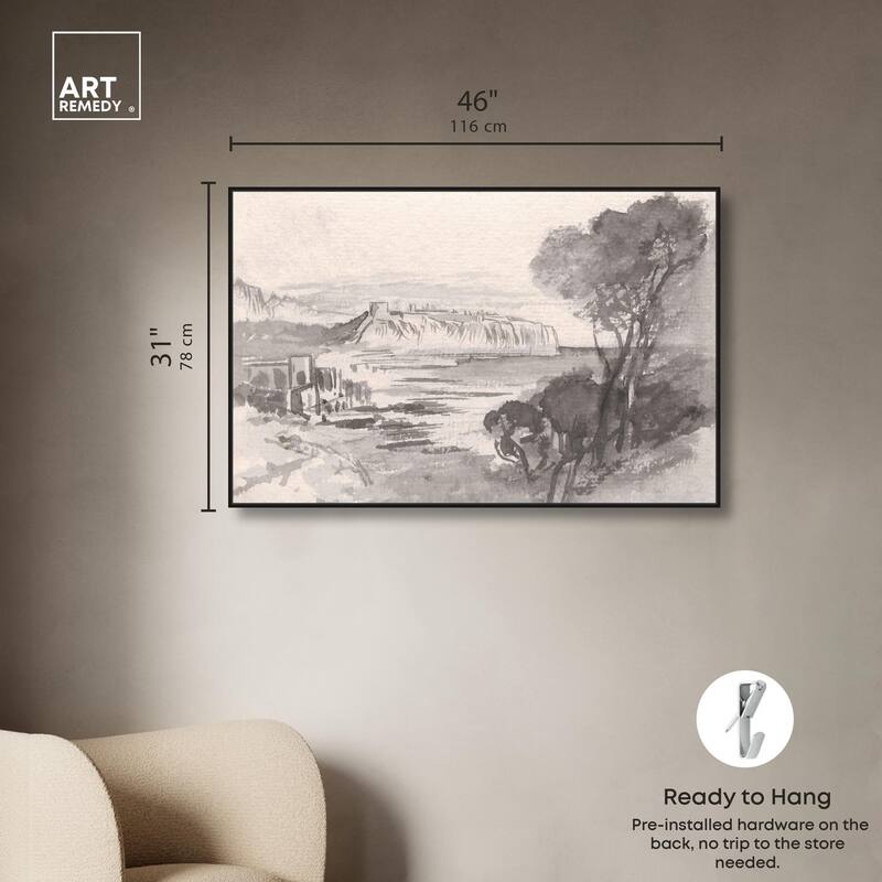 View across a Monaco Canvas by Art Remedy