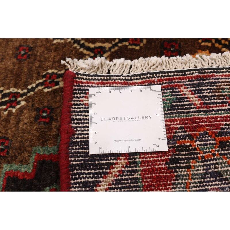 ECARPETGALLERY Hand-knotted Anatolian Vintage Brown Wool Rug - 4'9 x 8'8