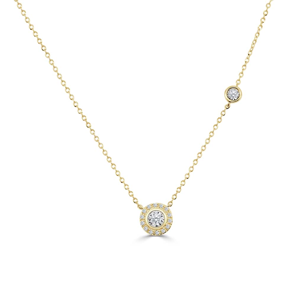 Joelle Collection 14K Gold Diamond Necklace