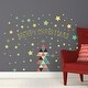 preview thumbnail 1 of 4, Walplus Glow Moon Stars Triangles Children Wall Sticker Nursery Decor