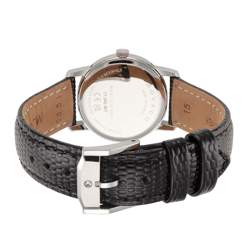 Movado Women's Classic Museum 27.2mm Quartz Watch 2100010 - Blue - One Size