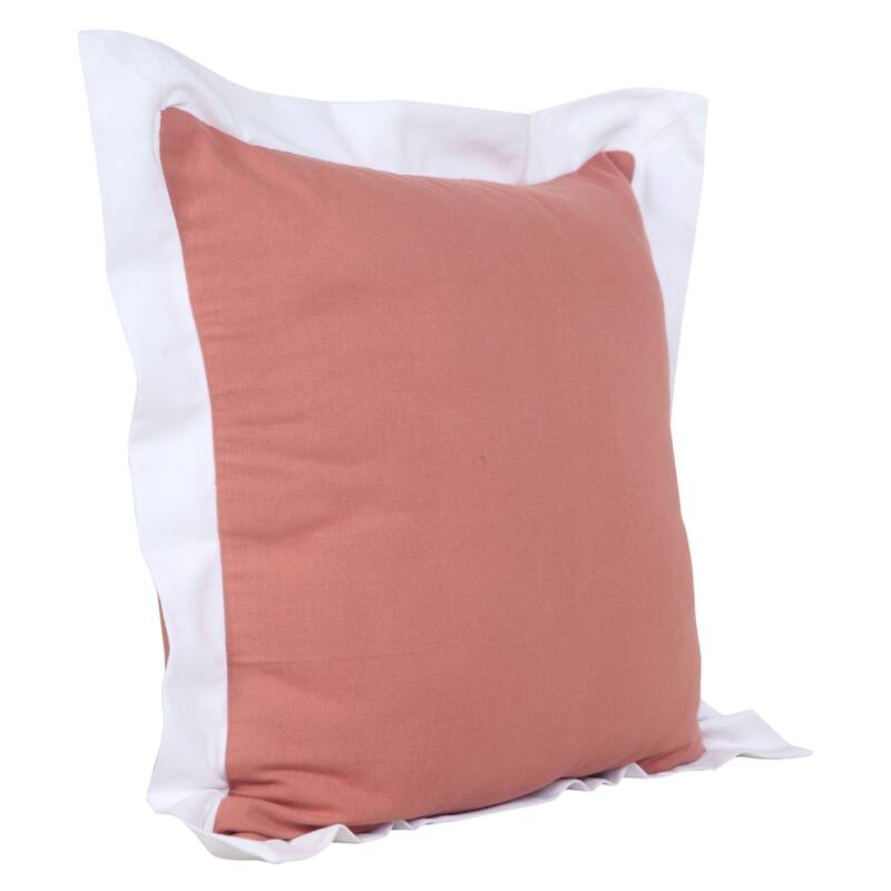 Sevita Bright Bordered Throw Pillow