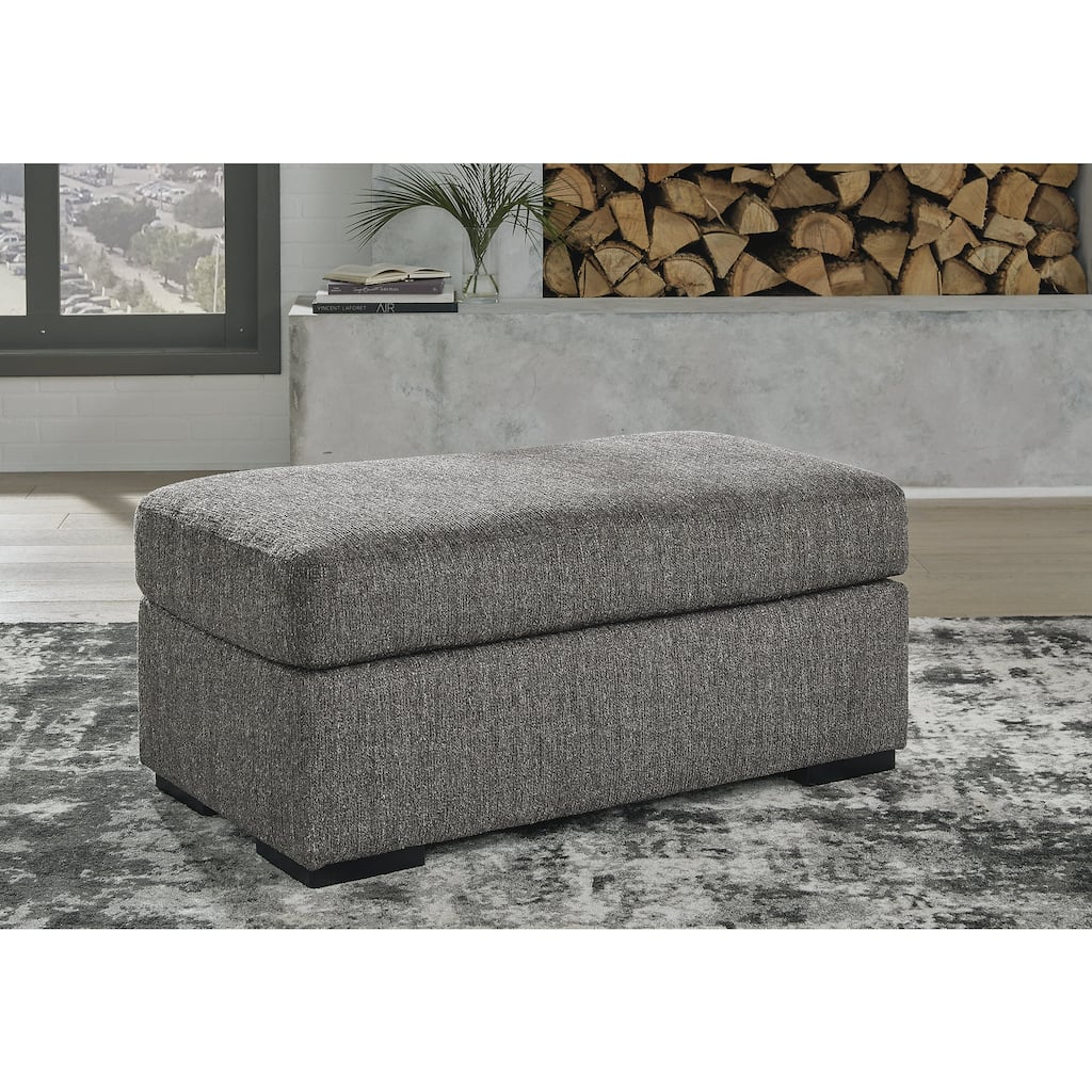 Signature Design by Ashley Gardiner Pewter Ottoman