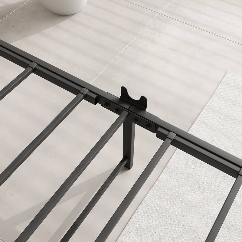 Rustic Metal Mattress Foundation Bed Frame