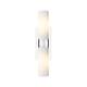 Option Striped White / Polished Chrome