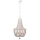 preview thumbnail 3 of 7, Samsa 16 Inch Bohemian Style Antique White Pendant Chandelier 4-Light