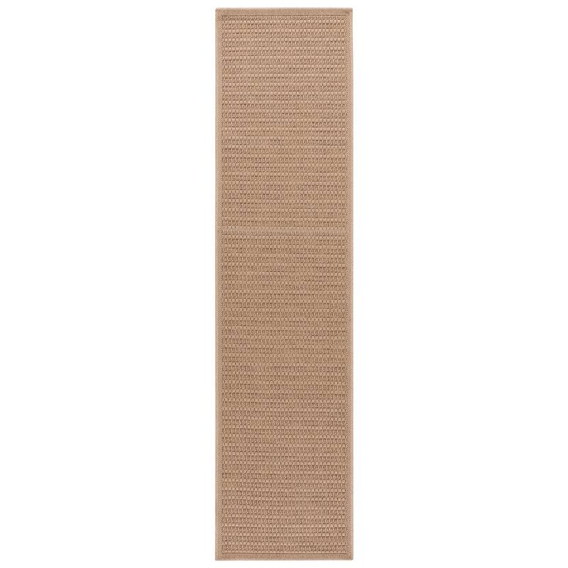 SAFAVIEH Atrium Ivalda Frans Casual Rug - 2' x 8' Runner - Beige