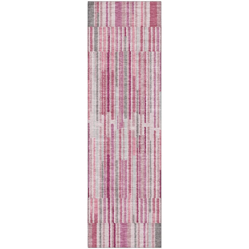 Premium Washable Super Soft Stripe Stack Mayfield Rug