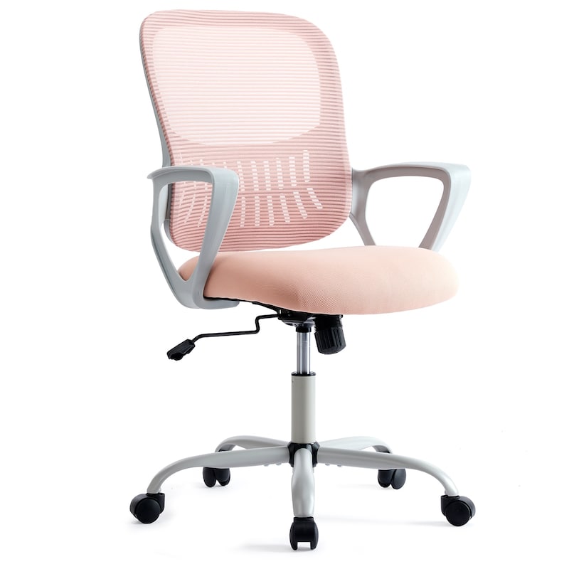 Home Office Desk Chair with Footrest, High-Back Mesh Rolling Swivel Reclining Chairs with Wheels, Comfortable Headrest