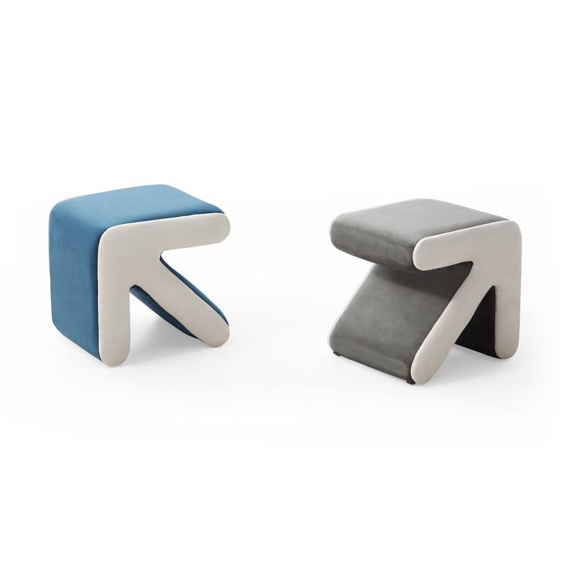 Multifaceted Stool Table Arrow Design Handicraft Decoration for Living Room Bedroom