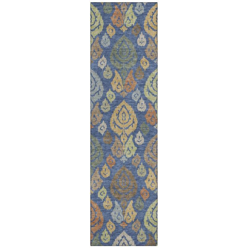 Machine Washable Indoor/ Outdoor Casual Zona Chantille Rug