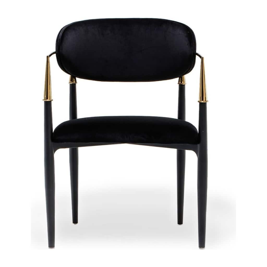 Roubi Gold Stainless Steel Dining Chair