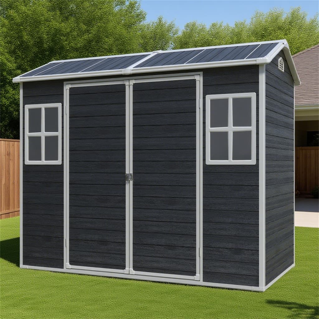 8x4ft Outdoor Plastic Storage Shed