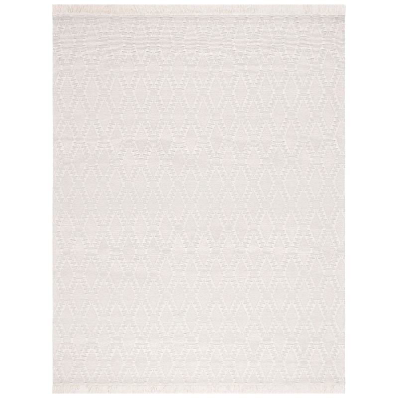 SAFAVIEH Handmade Marbella Gully Trellis Fringe Wool Rug