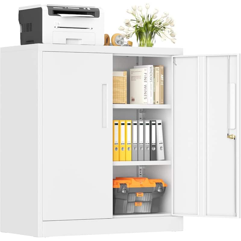 Modern Kitchen Sideboard Buffet Cabinet Pantry Cabinet with Storage Cupboards and Adjustable Shelves