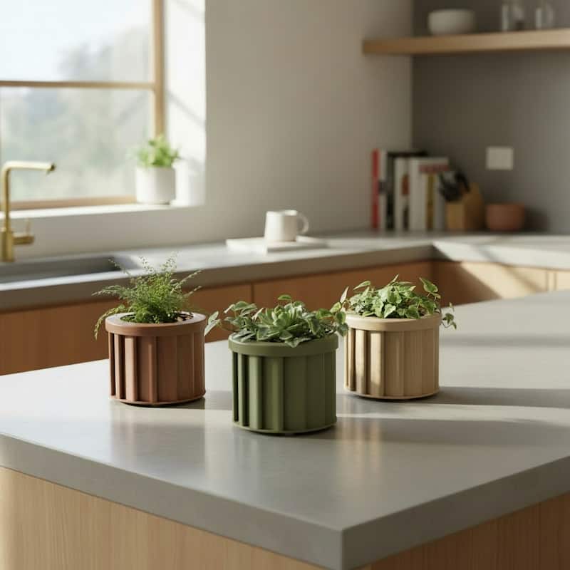 Round Strata Planter SM