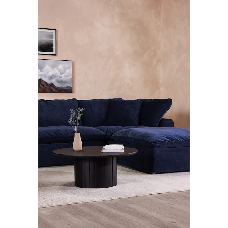 Aurelle Home Corbin Modern Modular Sectional Piece - Slipper Chair