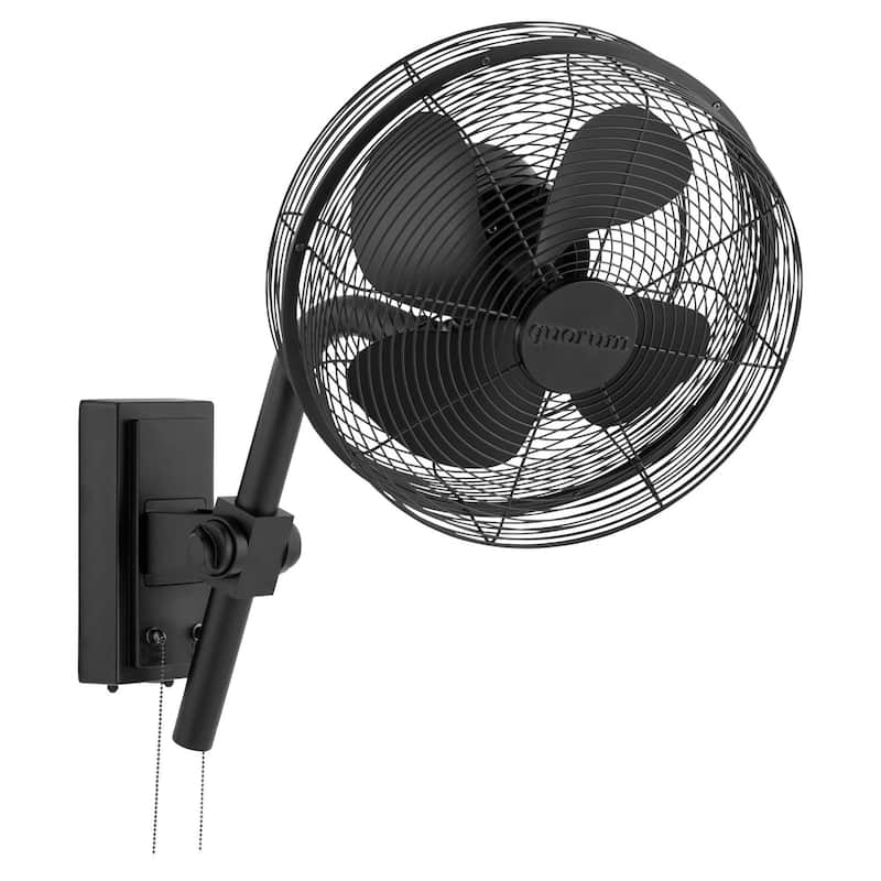 Quorum International 98134 Cyprus 13" 4 Blade Wall Fan