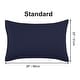preview thumbnail 39 of 46, 2 Pcs Zippered Pillowcases, Brushed Microfiber Pillow Case Cover Standard(20"x26") - Navy Blue