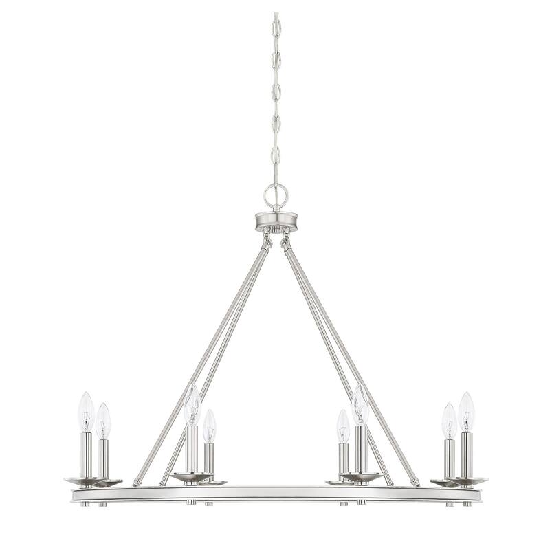 Savoy House Middleton 8 Light 33" Wide Taper Candle Chandelier