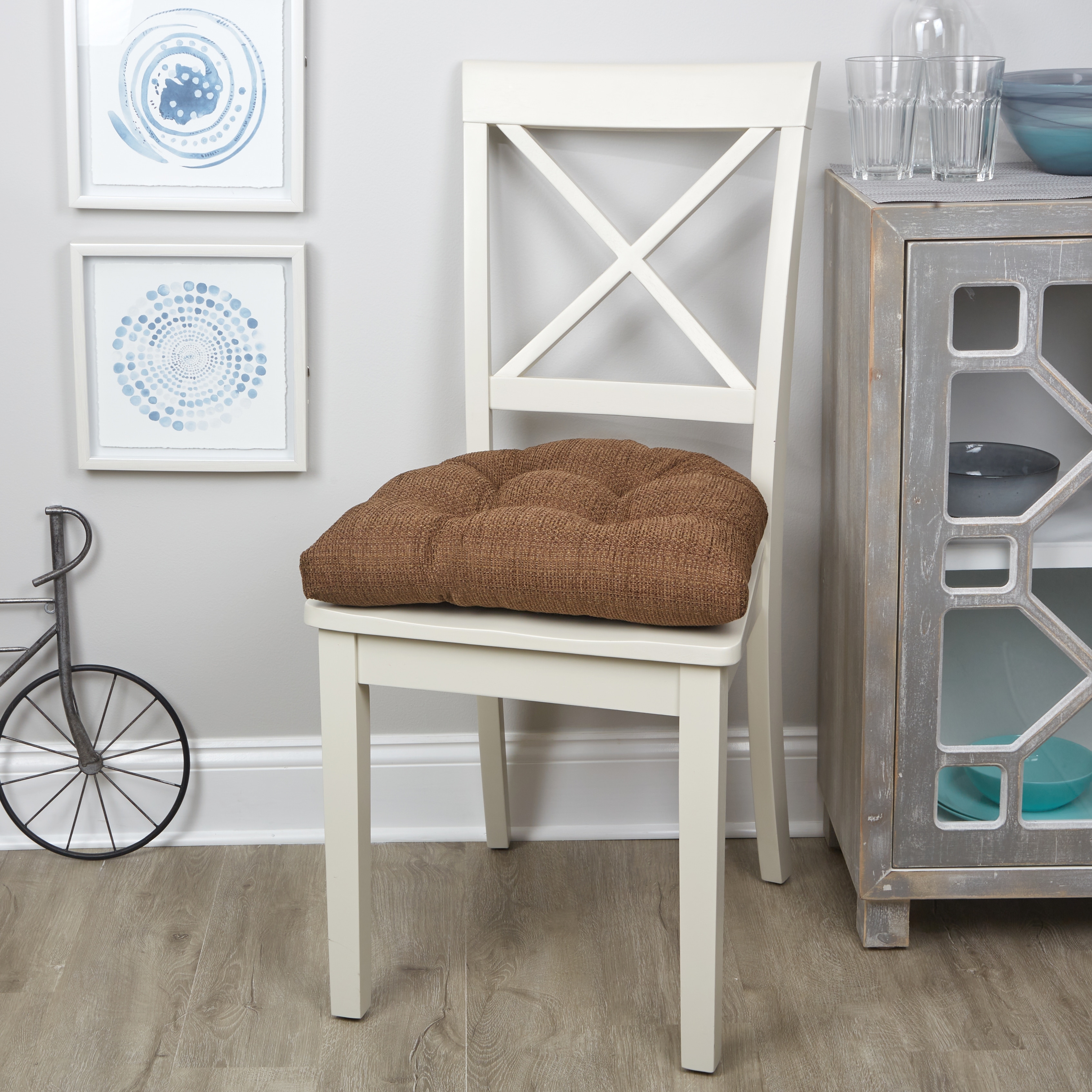 Extra large hotsell dining chair cushions