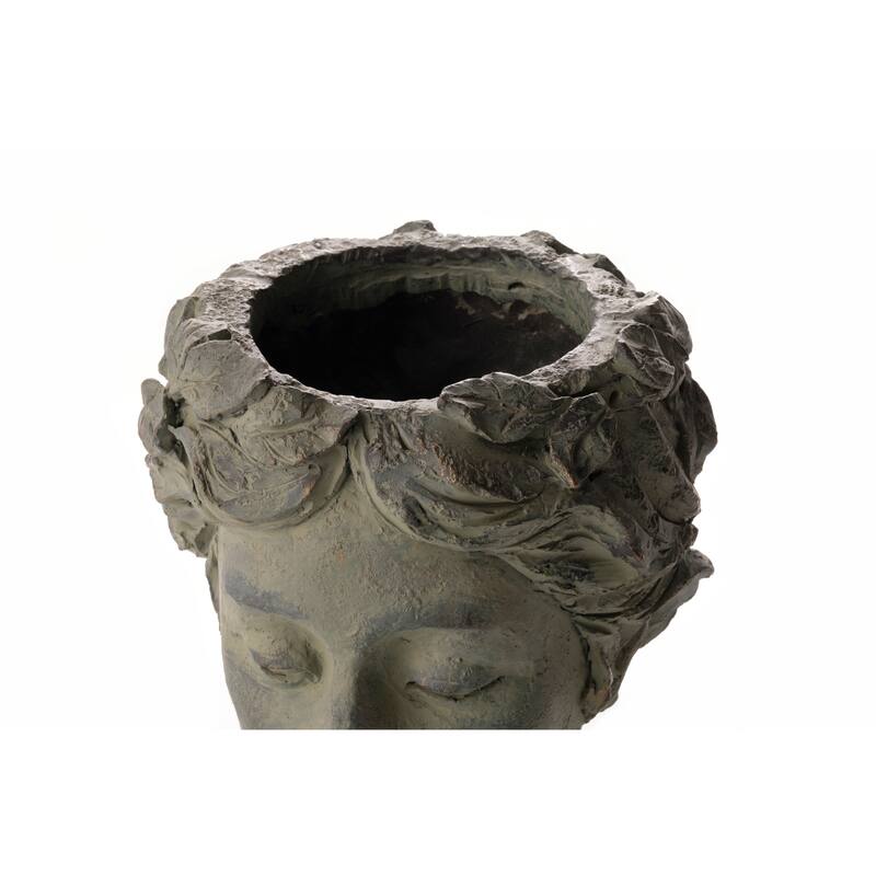 Dolores 19" Tall Fiberstone Planter with drainhole