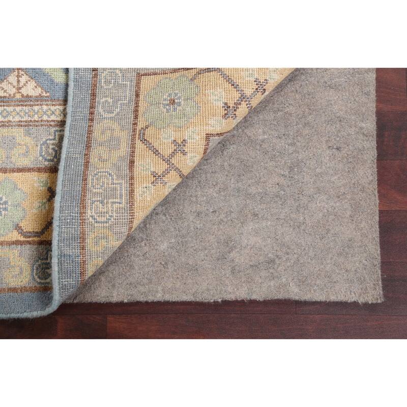 Vegetable Dye Geometric Khotan Home Decor Area Rug Wool Hand-knotted - 5'8" x 8'7"
