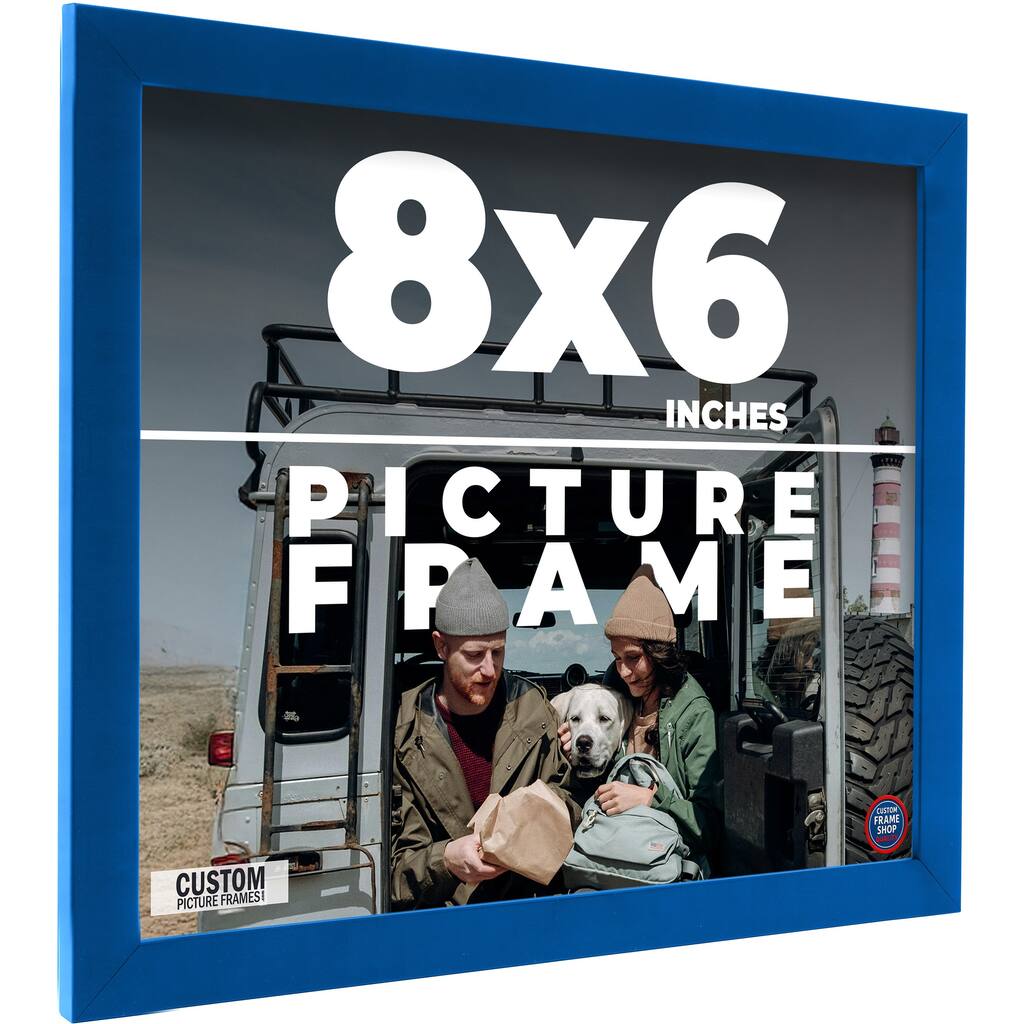 8x6 Frame Gold Solid Wood Picture Frame Width 3 Inches | Interior Frame ...