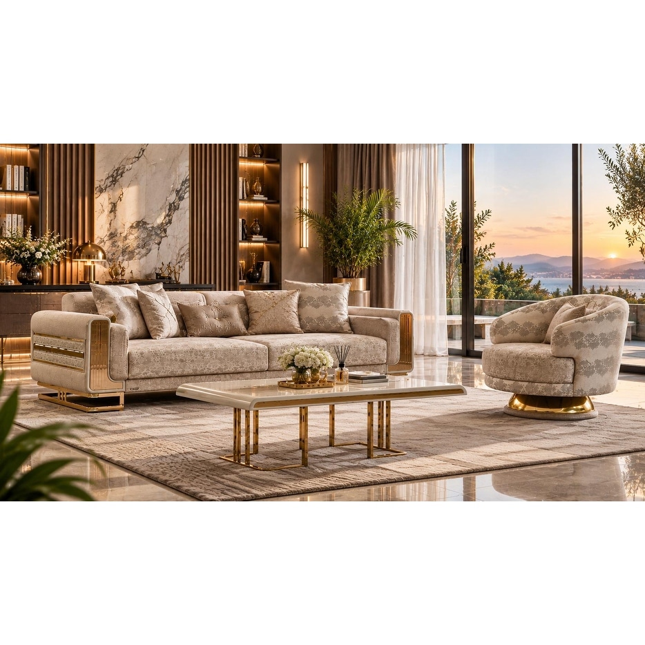 Bravor 2 Pieces Living Room Sets 1 Sofa 1 Chair