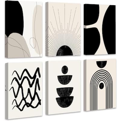 Abstract Boho Wall Art Minimalist Geometric