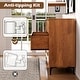 preview thumbnail 7 of 8, Gymax 6-Drawer Double Dresser w/ Interlock System Metal Support Legs