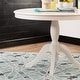 preview thumbnail 10 of 15, Josie Round Solid Wood Pedestal Table