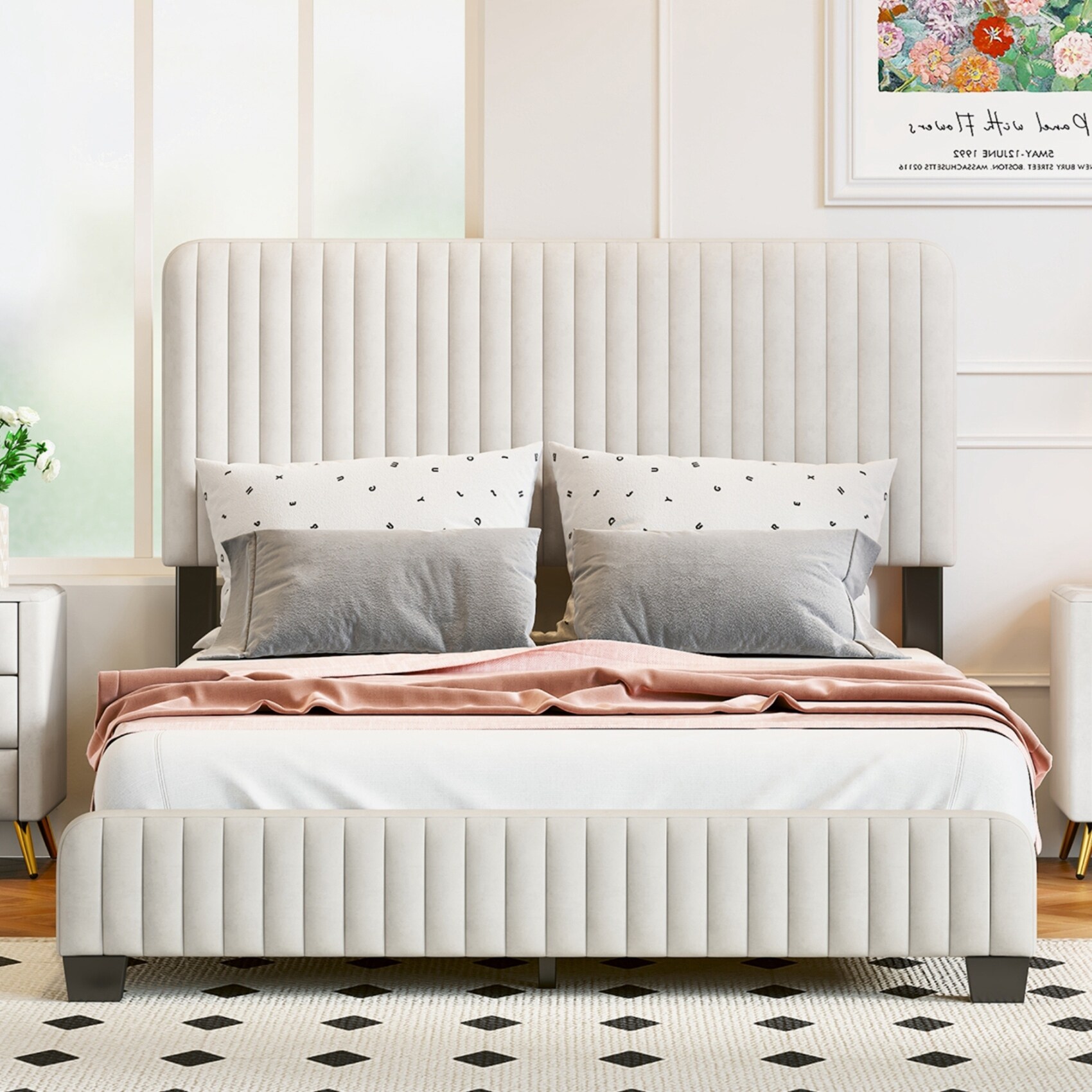 Summersville upholstered platform on sale bed