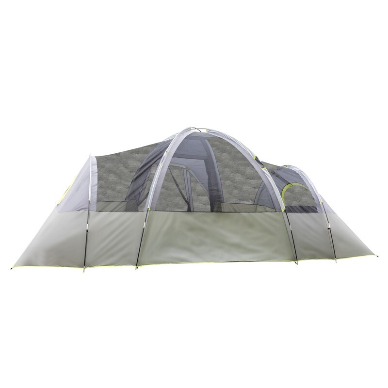 thumbnail image 2 of 10-Person 3-Room Family Dome Tent With Screen Porch - 17' X 8.5' X 6.67', All-Weather Camping 2 of 3