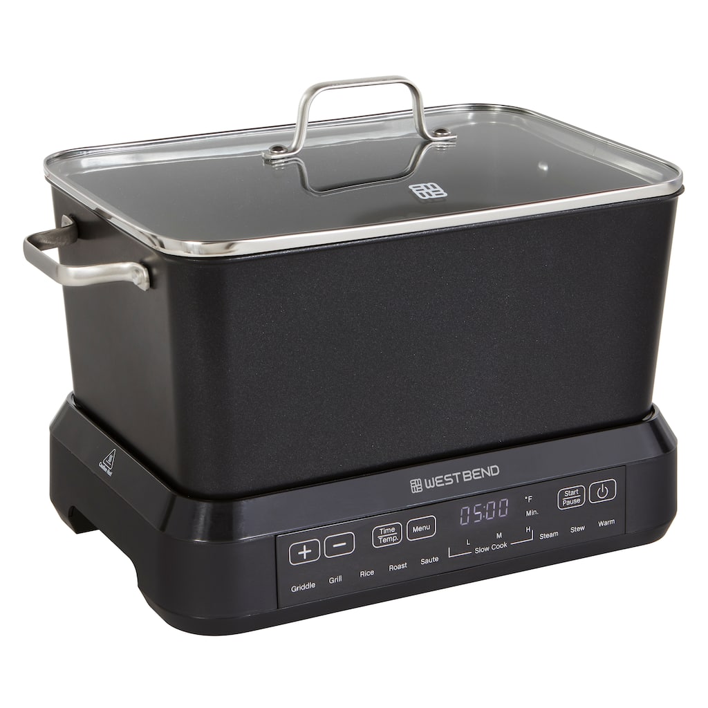 West Bend Versatility Cooker Plus, 6 Qt., in Black