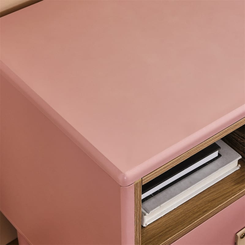 Single Drawer Bedside Table, Modern Wooden Style Bedside Table