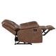 preview thumbnail 6 of 10, Steve Silver Kameryn Faux Leather Manual Recliner