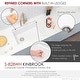 preview thumbnail 4 of 16, STYLISH 28 inch Composite Granite Workstation Dual Mount Kitchen Sink - 28" x 18" x 9.5"