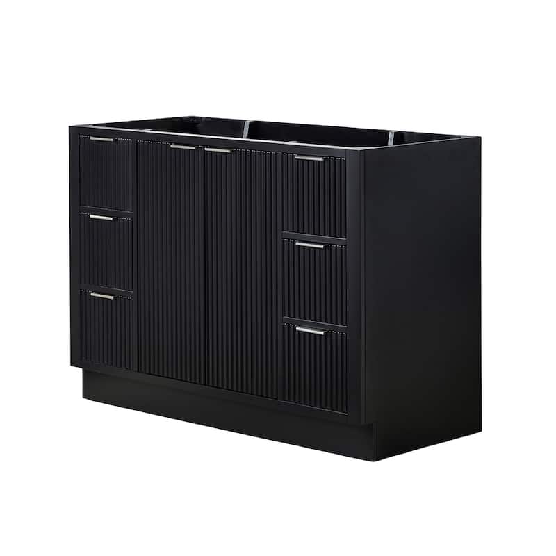 Ariel P48-BC Milan 48" Single Free Standing Vanity Cabinet