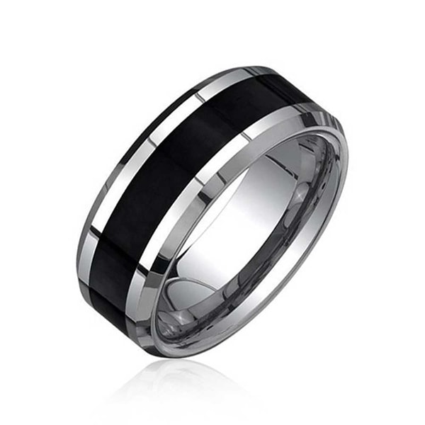 Plain Simple Thin Cigar Flat Couples Titanium Wedding Band Rings/ for/ Men for Women Polished Silver Tone Comfort Fit 3MM