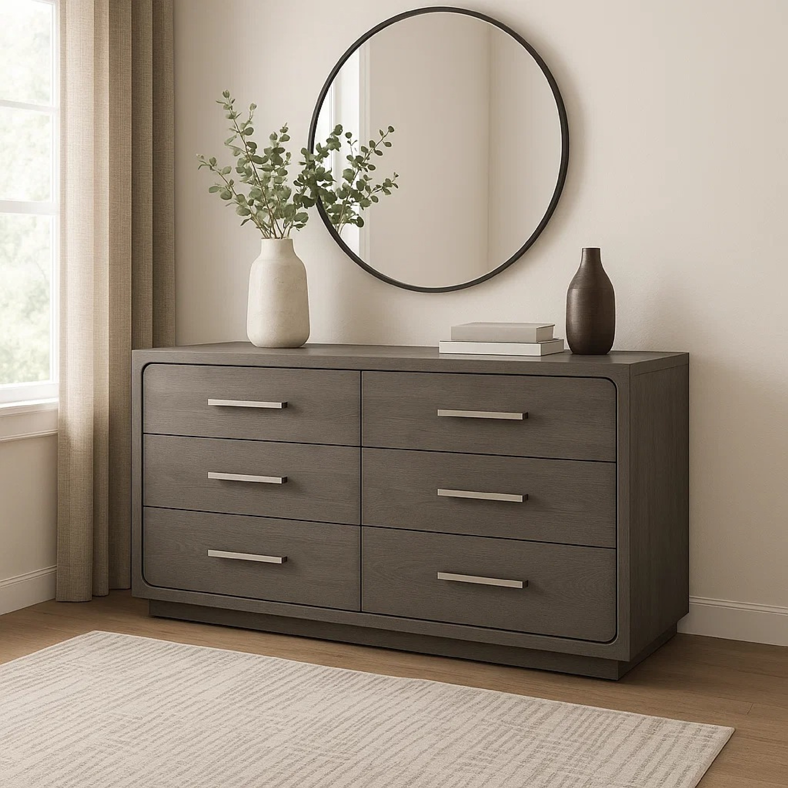 Thorne 6 Drawer Wide Dresser