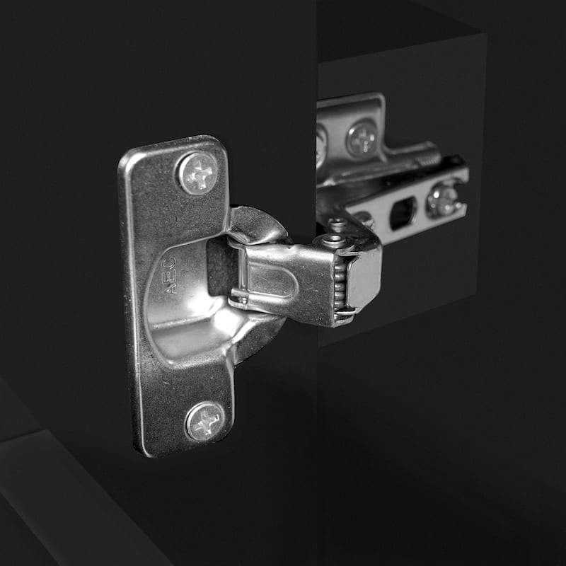 Roomfitters 36" Bathroom Vanity with Ceramic Sink, Soft-Close Doors, Shelves & Divided Drawer