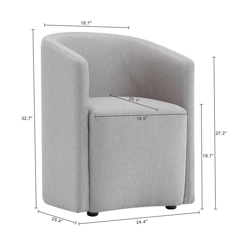 Hearth Upholstered Dining Room Armchair