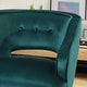 preview thumbnail 7 of 18, Mariposa Mid-century Velvet Accent Chair by Christopher Knight Home